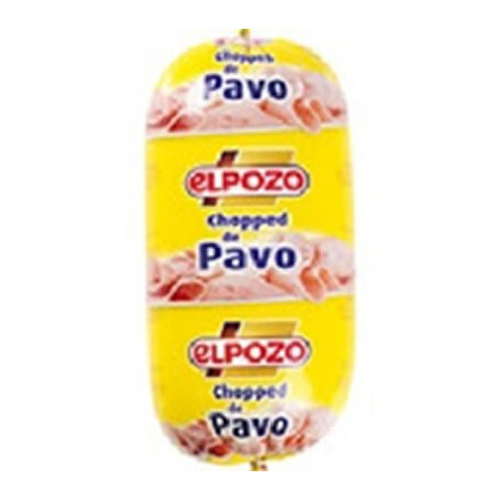 Chopped de pavo El Pozo 0,100 kg.